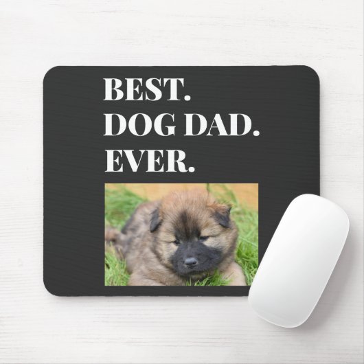 Bester Hund-Vater je Begleiter-Foto Mousepad (Mit Mouse)