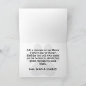 Bester Hund-Vater je benutzerdefinierte Flachkarte Karte (Innenseite)