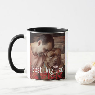 Bester Hund-Vater je benutzerdefinierter Foto Hund Tasse