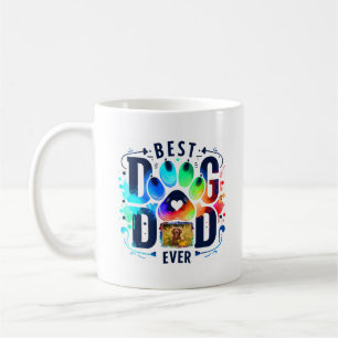 Bester Hund-Vater je benutzerdefiniertes Hund-Foto Kaffeetasse