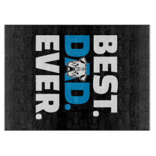 Bester Hund Vater je Bulldog Lover English Bulldog Schneidebrett