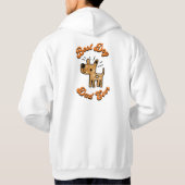 Bester Hund-Vater je Cartoon Hoodie (Rückseite)