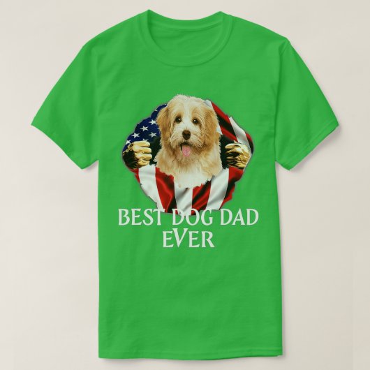 Bester Hund-Vater je CAVACHON Hunde amerikanische  T-Shirt (Design vorne)