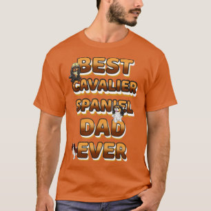 Bester Hund Vater je Cavalier Spaniel T-Shirt