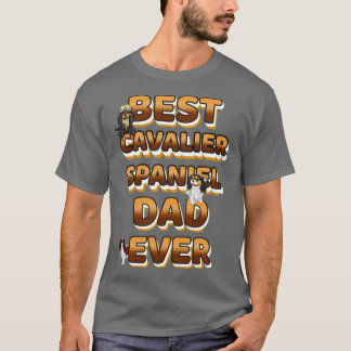 Bester Hund Vater je Cavalier Spaniel T-Shirt