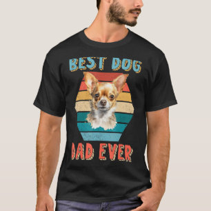 Bester Hund Vater je Chihuahua Lover Fathers Day G T-Shirt