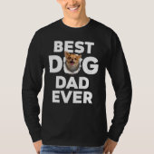 Bester Hund-Vater je Chihuahua T-Shirt (Vorderseite)