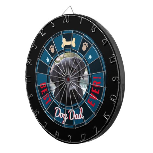 Bester Hund-Vater je Dartscheibe (Vorderseite rechts)