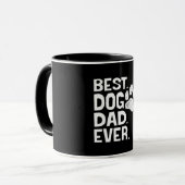 Bester Hund-Vater je Design Tasse (Vorderseite Links)