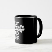 Bester Hund-Vater je Design Tasse (VorderseiteRechts)