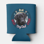 Bester Hund-Vater je ein Foto Dosenkühler (Rückseite)