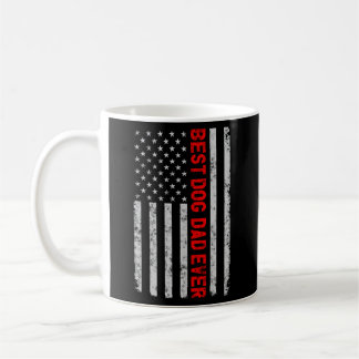 Bester Hund-Vater je Fathday American Flag Kaffeetasse
