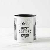 Bester Hund-Vater je Faustpumpe Tasse (Zentrum)