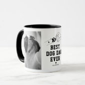 Bester Hund-Vater je Faustpumpe Tasse (Vorderseite Links)