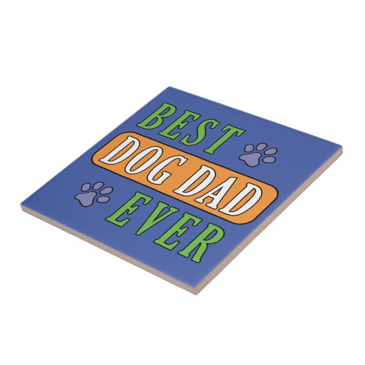 Bester Hund-Vater je Fliese (Seite)