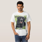 Bester Hund-Vater je Foto Erstellen Sie Ihren eige T-Shirt (Vorne ganz)