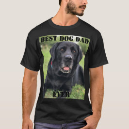 Bester Hund-Vater je Foto Erstellen Sie Ihren eige T-Shirt