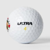 Bester Hund-Vater je Foto Golfball (Logo)