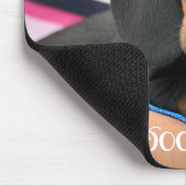 Bester Hund-Vater je Foto Haustier Spaß Welpe Mousepad (Ecke)