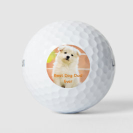 Bester Hund Vater je Foto Haustiere Spaß Puppy Gol Golfball