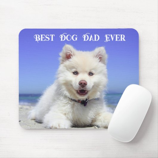 Bester Hund-Vater je Foto Kinderspielzeug-Maus-Pad Mousepad (Mit Mouse)
