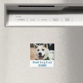 Bester Hund-Vater je Foto Magnet (In Situ (Geschirrspüler))