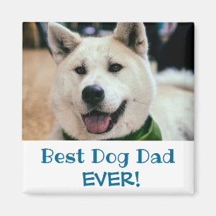 Bester Hund-Vater je Foto Magnet