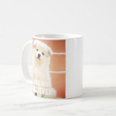 Bester Hund Vater je Foto Pet Spaß Welpe Kaffee Ta Kaffeetasse (Vorderseite Links)