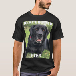 Bester Hund Vater je Foto Welpen Geschenke Spaß Ti T-Shirt