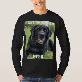 Bester Hund Vater je Foto Welpen Geschenke Spaß Ti T-Shirt