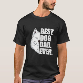 Bester Hund Vater je Funny Vatertag Geschenk Samoy T-Shirt