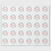 Bester Hund-Vater je Geschenkpapier (Flach)