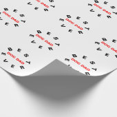 Bester Hund-Vater je Geschenkpapier (Ecke)