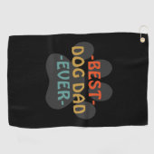 Bester Hund-Vater je Golfhandtuch (Horizontal)