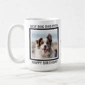 Bester Hund Vater je - Happy Birthday - Niedlicher Kaffeetasse (Links)