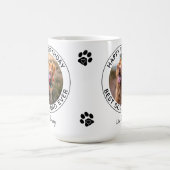 Bester Hund Vater je - Happy Birthday Pet Foto Kaffeetasse (Mittel)