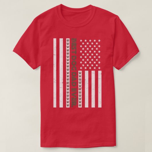 Bester Hund-Vater je Hund T-Shirt (Design vorne)