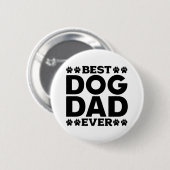 Bester Hund Vater je - Hunde Lover & Hunde Vater Button (Vorne & Hinten)