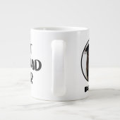 Bester Hund-Vater je Jumbo-Tasse (Rückseite)
