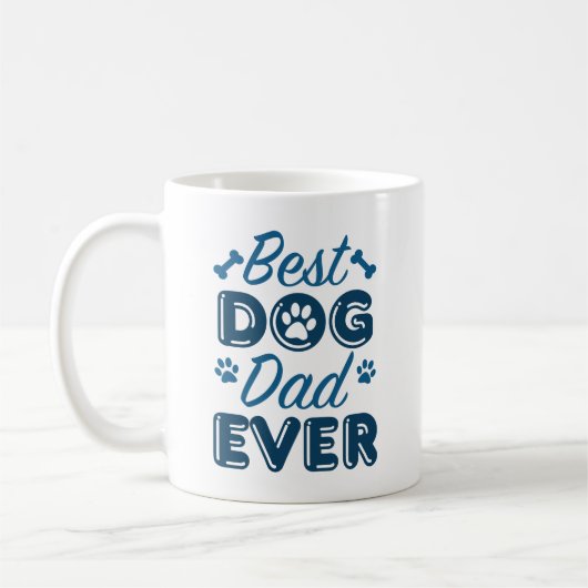 Bester Hund-Vater je Kaffeetasse (Links)