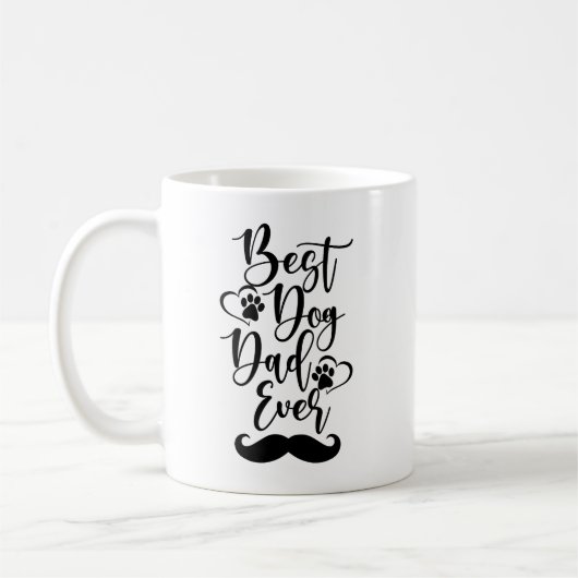 Bester Hund-Vater je Kaffeetasse (Links)