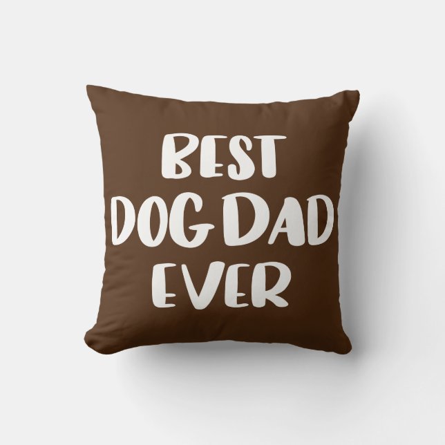 Bester Hund-Vater je Kissen (Vorderseite)
