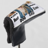 Bester Hund-Vater je kundenspezifisch Modernes Fot Golf Headcover (3/4 Vorderseite)