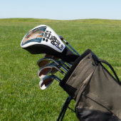 Bester Hund-Vater je kundenspezifisch Modernes Fot Golf Headcover (In SItu)