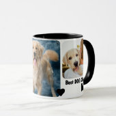 Bester Hund-Vater je kundenspezifisch Modernes Fot Tasse (VorderseiteRechts)