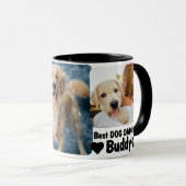 Bester Hund-Vater je kundenspezifisch Modernes Fot Tasse (VorderseiteRechts)