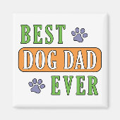 Bester Hund-Vater je Magnet (Vorne)