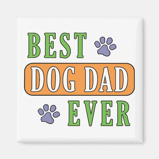 Bester Hund-Vater je Magnet (Vorne)