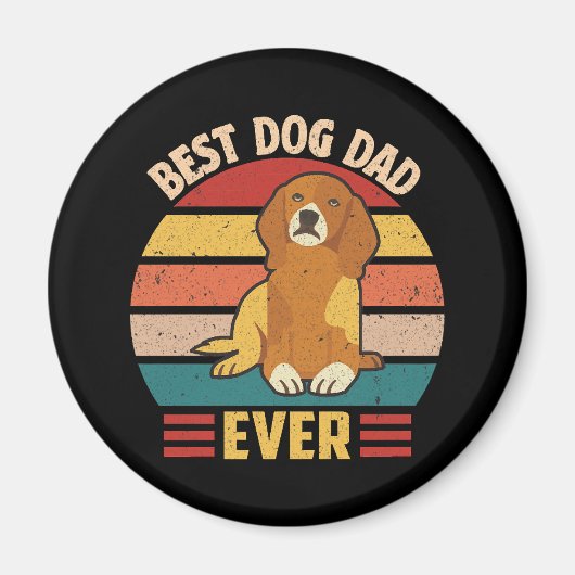 Bester Hund-Vater je Magnet (Vorne)