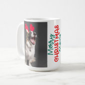 Bester Hund-Vater je Modernes, benutzerdefiniertes Kaffeetasse (Vorderseite Links)